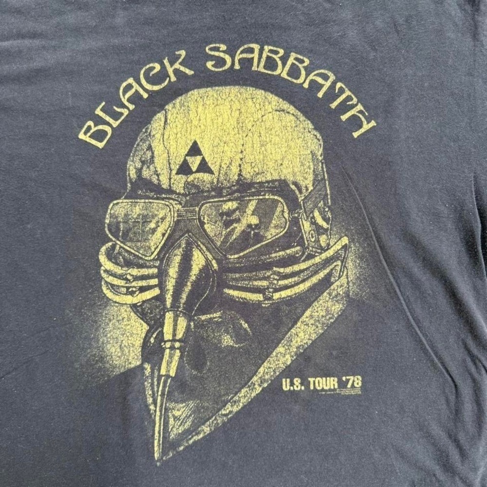 Black Sabbath 1978 US Tour Graphic Tshirt Mens Size XXL Bravado Rock Band